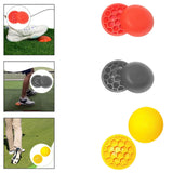 Maxbell 2x Golf Training Aid Weight Trainer Beginner Putting Golf Force Plates Orange Red