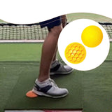 Maxbell 2x Golf Training Aid Weight Trainer Beginner Putting Golf Force Plates Yellow