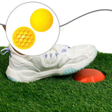 Maxbell 2x Golf Training Aid Weight Trainer Beginner Putting Golf Force Plates Yellow