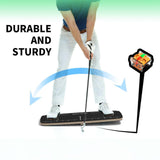 Maxbell Golf Balance Board Golf Weight Shifter Pressure Plate for Beginners Training With Prompt Sound