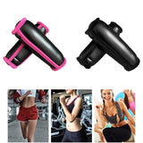 Maxbell 2Pcs Walking Handle Weights Sandbag Gift for Mom Dad Jogging Soft Dumbbells Black Pink