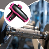 Maxbell 2Pcs Walking Handle Weights Sandbag Gift for Mom Dad Jogging Soft Dumbbells Black Pink