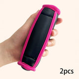 Maxbell 2Pcs Walking Handle Weights Sandbag Gift for Mom Dad Jogging Soft Dumbbells Black Pink