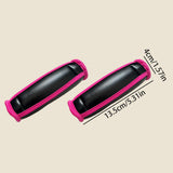 Maxbell 2Pcs Walking Handle Weights Sandbag Gift for Mom Dad Jogging Soft Dumbbells Black Pink