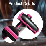 Maxbell 2Pcs Walking Handle Weights Sandbag Gift for Mom Dad Jogging Soft Dumbbells Black Pink