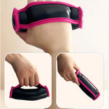 Maxbell 2Pcs Walking Handle Weights Sandbag Gift for Mom Dad Jogging Soft Dumbbells Black Pink