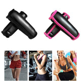 Maxbell 2Pcs Walking Handle Weights Sandbag Gift for Mom Dad Jogging Soft Dumbbells Black Pink