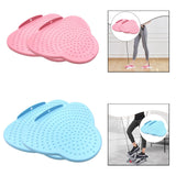 Maxbell 2x Twist Board Balance Board Foot Plate Versatile for Home Exercise Non Slip Pink