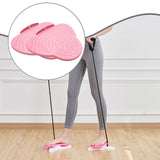 Maxbell 2x Twist Board Balance Board Foot Plate Versatile for Home Exercise Non Slip Pink