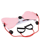Maxbell 2x Twist Board Balance Board Foot Plate Versatile for Home Exercise Non Slip Pink