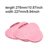 Maxbell 2x Twist Board Balance Board Foot Plate Versatile for Home Exercise Non Slip Pink