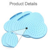 Maxbell 2x Twist Board Balance Board Foot Plate Versatile for Home Exercise Non Slip Blue