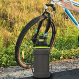 Maxbell Leakproof Sports Water Bottle Foldable Water Bottle for Outdoor Sports Beach Black