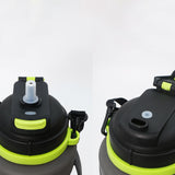 Maxbell Leakproof Sports Water Bottle Foldable Water Bottle for Outdoor Sports Beach Black