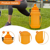 Maxbell Leakproof Sports Water Bottle Foldable Water Bottle for Outdoor Sports Beach Orange
