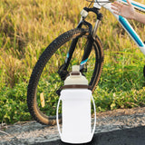 Maxbell Leakproof Sports Water Bottle Foldable Water Bottle for Outdoor Sports Beach White