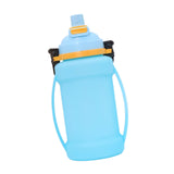 Maxbell Leakproof Sports Water Bottle Foldable Water Bottle for Outdoor Sports Beach Blue