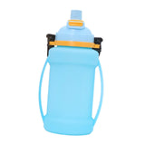 Maxbell Leakproof Sports Water Bottle Foldable Water Bottle for Outdoor Sports Beach Blue