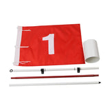 Maxbell Golf Putting Green Flag with Hole Cup Set Flagstick for Course Backyard Lawn