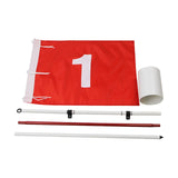 Maxbell Golf Putting Green Flag with Hole Cup Set Flagstick for Course Backyard Lawn