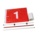 Maxbell Golf Putting Green Flag with Hole Cup Set Flagstick for Course Backyard Lawn