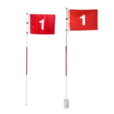 Maxbell Golf Putting Green Flag with Hole Cup Set Flagstick for Course Backyard Lawn
