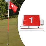 Maxbell Golf Putting Green Flag with Hole Cup Set Flagstick for Course Backyard Lawn