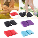 Maxbell 2Pcs Squat Wedge Block Gym Leg Stretching Black Foot Stretcher Balance Board Black