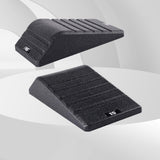 Maxbell 2Pcs Squat Wedge Block Gym Leg Stretching Black Foot Stretcher Balance Board Black