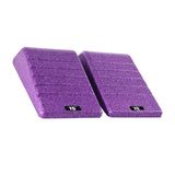 Maxbell 2Pcs Squat Wedge Block Gym Leg Stretching Black Foot Stretcher Balance Board Purple