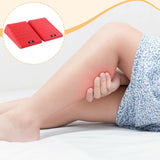 Maxbell 2Pcs Squat Wedge Block Gym Leg Stretching Black Foot Stretcher Balance Board Red