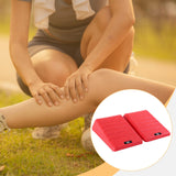 Maxbell 2Pcs Squat Wedge Block Gym Leg Stretching Black Foot Stretcher Balance Board Red