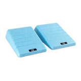 Maxbell 2Pcs Squat Wedge Block Gym Leg Stretching Black Foot Stretcher Balance Board Blue