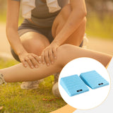 Maxbell 2Pcs Squat Wedge Block Gym Leg Stretching Black Foot Stretcher Balance Board Blue