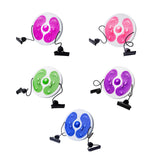 Maxbell Twist Exercise Board Ergonomic Abdominal Workout Device for Thighs Arms Hips Pink and Red