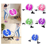 Maxbell Twist Exercise Board Ergonomic Abdominal Workout Device for Thighs Arms Hips Pink and Red