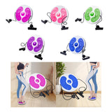 Maxbell Twist Exercise Board Ergonomic Abdominal Workout Device for Thighs Arms Hips Pink and Red