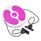 Maxbell Twist Exercise Board Ergonomic Abdominal Workout Device for Thighs Arms Hips Pink and Red