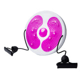 Maxbell Twist Exercise Board Ergonomic Abdominal Workout Device for Thighs Arms Hips Pink and Red