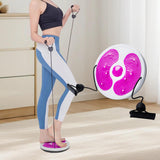 Maxbell Twist Exercise Board Ergonomic Abdominal Workout Device for Thighs Arms Hips Pink and Red