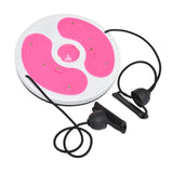 Maxbell Twist Exercise Board Ergonomic Abdominal Workout Device for Thighs Arms Hips Pink