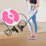 Maxbell Twist Exercise Board Ergonomic Abdominal Workout Device for Thighs Arms Hips Pink