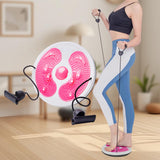 Maxbell Twist Exercise Board Ergonomic Abdominal Workout Device for Thighs Arms Hips Pink