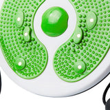 Maxbell Twist Exercise Board Ergonomic Abdominal Workout Device for Thighs Arms Hips Green