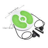 Maxbell Twist Exercise Board Ergonomic Abdominal Workout Device for Thighs Arms Hips Green