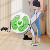 Maxbell Twist Exercise Board Ergonomic Abdominal Workout Device for Thighs Arms Hips Green