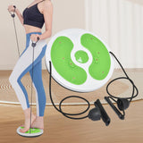 Maxbell Twist Exercise Board Ergonomic Abdominal Workout Device for Thighs Arms Hips Green