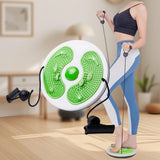 Maxbell Twist Exercise Board Ergonomic Abdominal Workout Device for Thighs Arms Hips Green