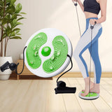 Maxbell Twist Exercise Board Ergonomic Abdominal Workout Device for Thighs Arms Hips Green