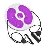 Maxbell Twist Exercise Board Ergonomic Abdominal Workout Device for Thighs Arms Hips Purple